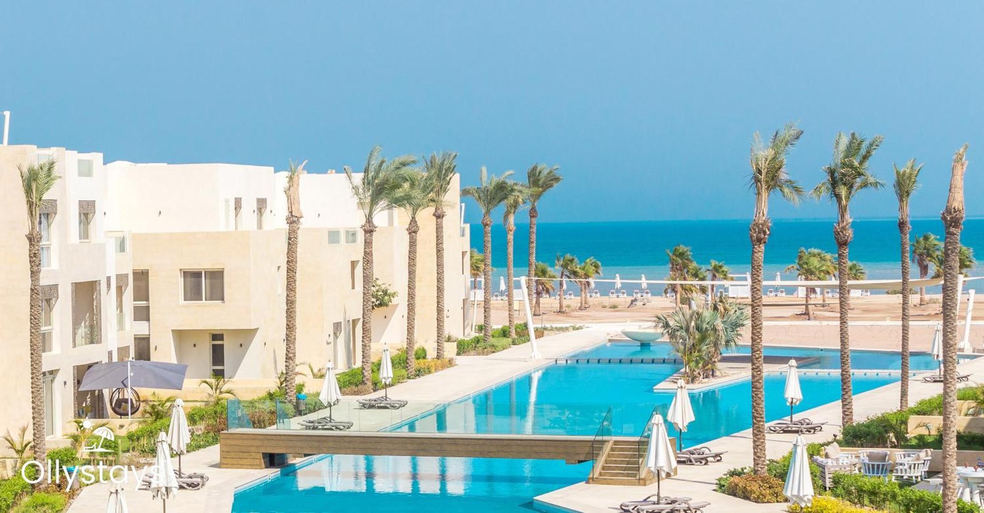 Ollystays Mangroovy Seaview 1Br Beach And Pool Free Access Hurghada Luaran gambar