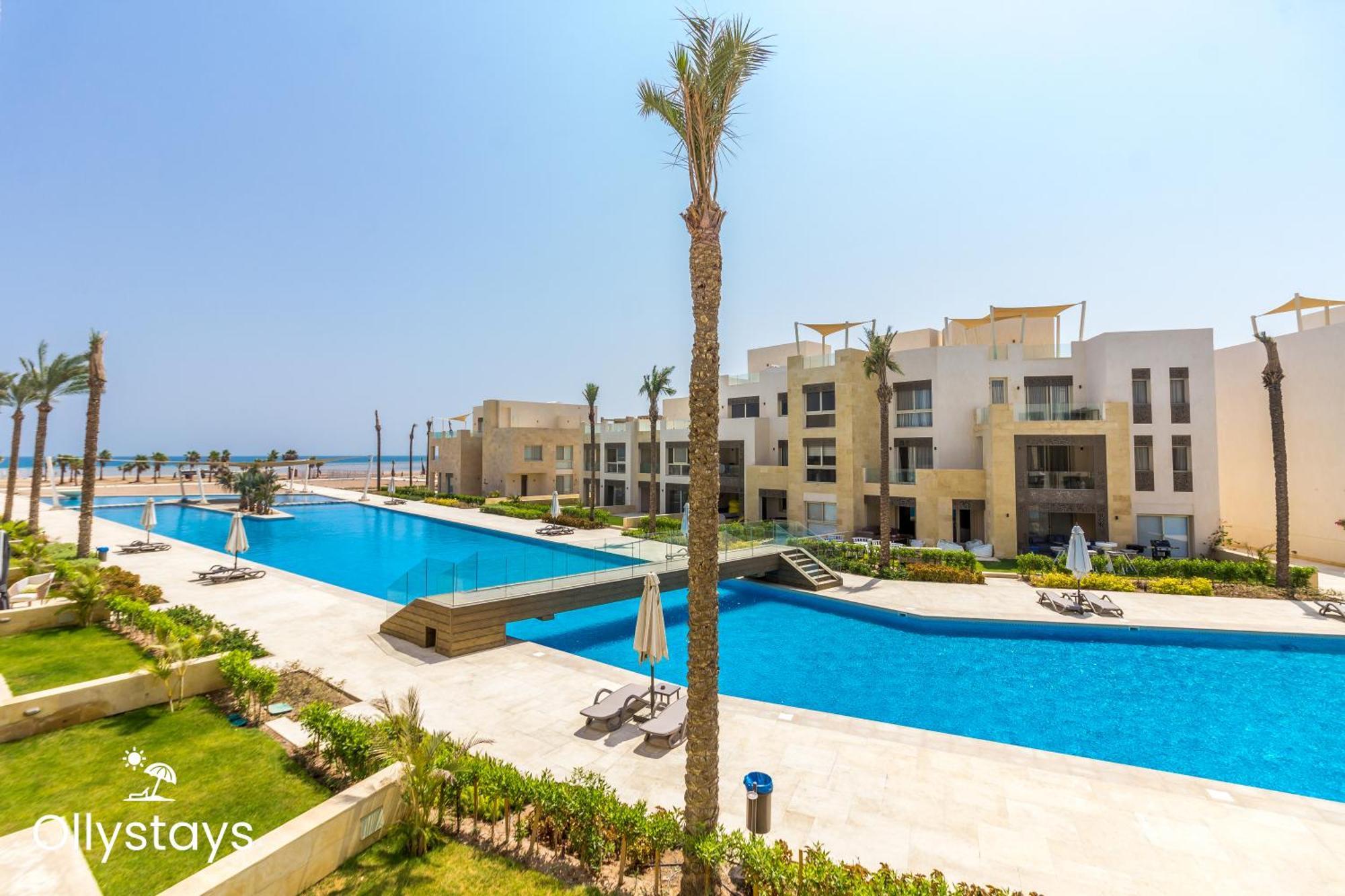 Ollystays Mangroovy Seaview 1Br Beach And Pool Free Access Hurghada Luaran gambar