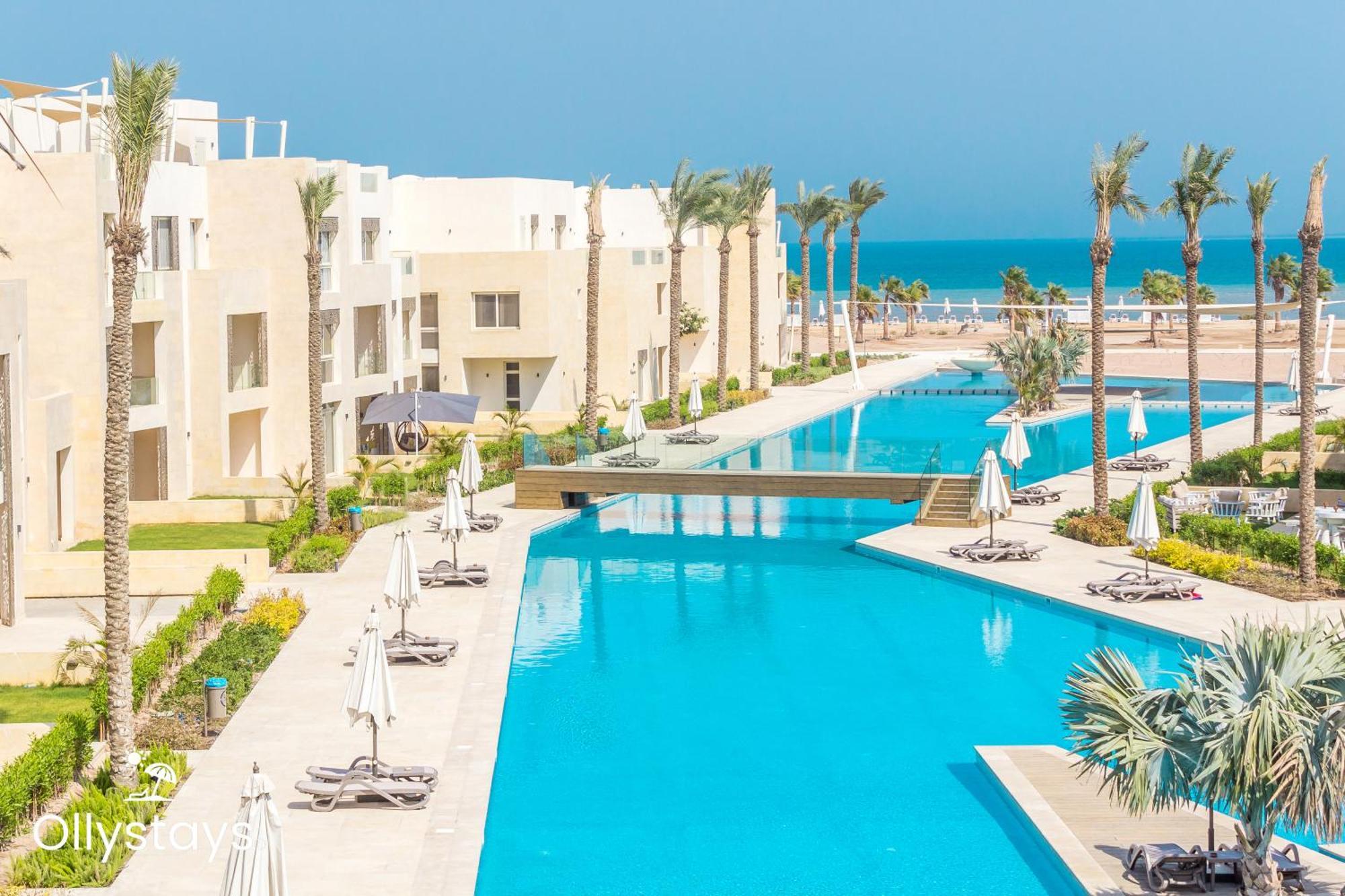 Ollystays Mangroovy Seaview 1Br Beach And Pool Free Access Hurghada Luaran gambar